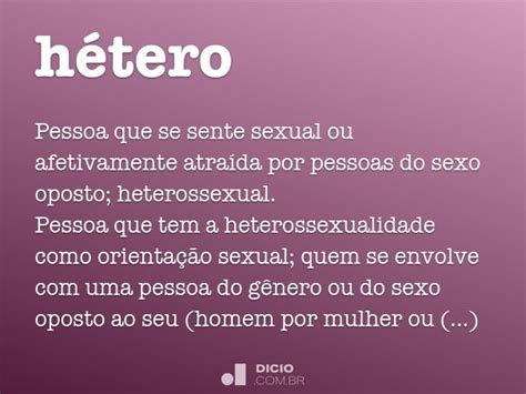 hetoro|Héteros: O que é, significado